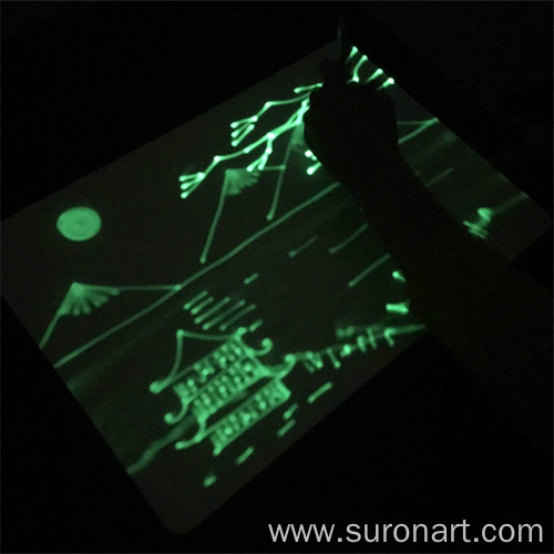 fluorescent drawing 2mm white